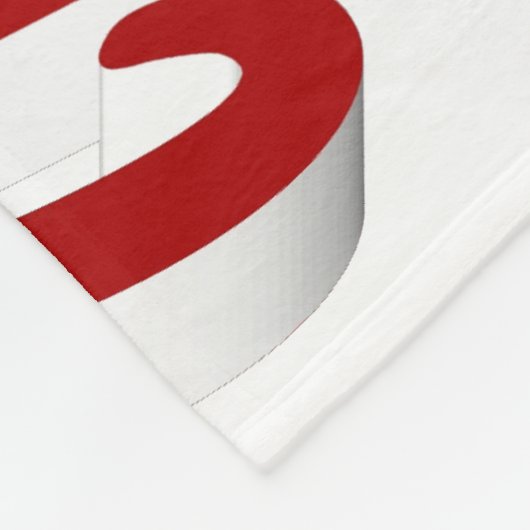 Merry Kerstreindeertypografie Fleece Deken (Hoek)