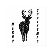Merry Kerstrendierstempel Rubberstempel (Afrduk)