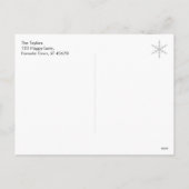 Merry Kerstrero Blauwgroen Copper Navy Decor Feestdagenkaart (Achterkant)