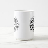 Merry-kerstretro-typografie Magische Mok (Midden)