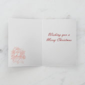 Merry KerstRobin Feestdagen Kaart (Binnen)