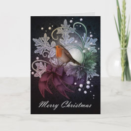 Merry KerstRobin Feestdagen Kaart