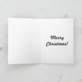 Merry Kerstrobot Feestdagen Kaart (Binnen)