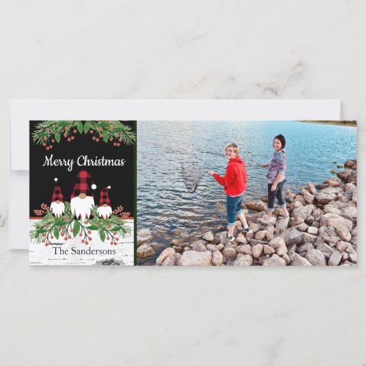 Merry kerstrode Pet Buffalo Pset Gnomen (Voorkant)