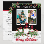 Merry kerstrode Pet Buffalo Pset Gnomen (Voorkant / Achterkant)