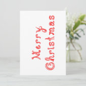Merry-kerstrode tekenletters, tekenletters, art (Staand voorkant)