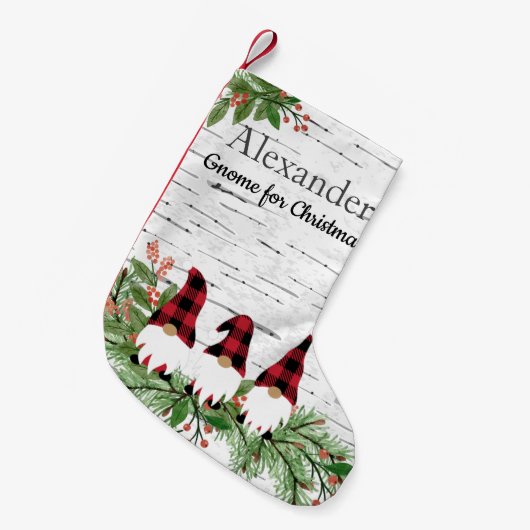 Merry Kerstroe Pet Buffaloe Pset Gnomen Sm Kleine Kerstsok (Voorkant (Hangend))