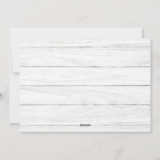 Merry kerstrood Boerderij Truck 3 Foto Feestdagenkaart (Achterkant)