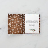 Merry kerstrood Boerderij Truck 4 Foto Feestdagen Kaart (Binnen)