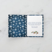 Merry kerstrood Boerderij Truck 4 Foto Feestdagen Kaart (Binnen)