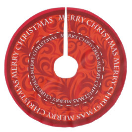 Merry-kerstrood design-patroon kerstboom rok