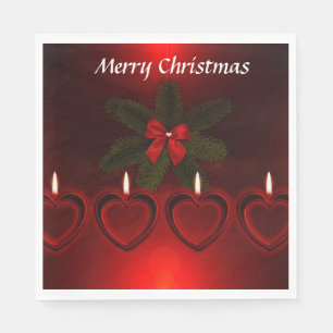 Merry Kerstroodbaars Servet