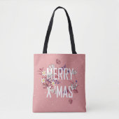Merry Kerstroze Floral Tas (Voorkant)