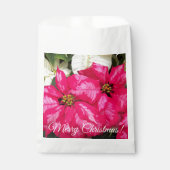 Merry Kerstroze Variegated Poinsettias Floral Bedankzakje (Voorkant)