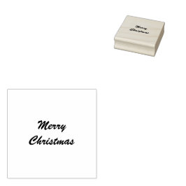 Merry KerstRubber Stamp Rubberstempel