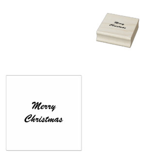 Merry KerstRubber Stamp Rubberstempel