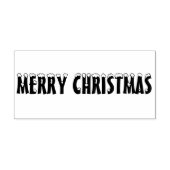 Merry KerstRubber Stamp Rubberstempel (Afrduk)