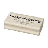 Merry KerstRubber Stamp Rubberstempel (Stempel)