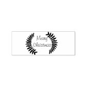 Merry KerstRubber Stamp Rubberstempel (Afrduk)