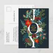 Merry Kerstry JOY Corporate Greeting Feestdagenkaart (Voorkant / Achterkant)