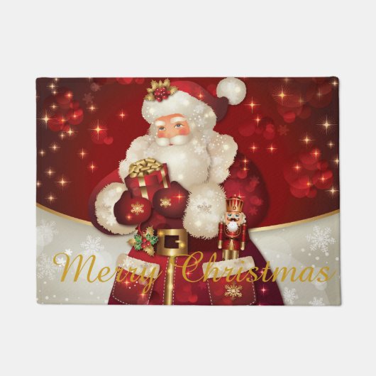 Merry KerstSanta Doormat Deurmat (Voorkant)