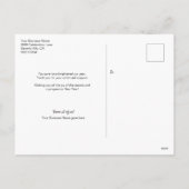 Merry kerstscript feestdagen, bedrijf feestdagenkaart (Achterkant)