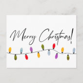 Merry kerstscript feestdagen, bedrijf feestdagenkaart (Voorkant)