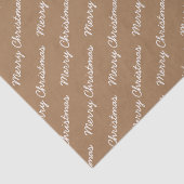 Merry Kerstscript Gold Tissuepapier (Detail)