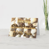 Merry Kerstsea Shells Summer Tropical Beach Feestdagen Kaart (Voorkant)
