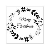Merry KerstSelf Inking Rubber Stamp Zelfinktende Stempel (Design)