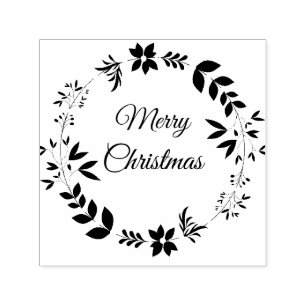 Merry KerstSelf Inking Rubber Stamp Zelfinktende Stempel