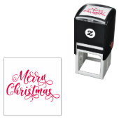 Merry KerstSelf Inking Rubber Stamp Zelfinktende Stempel (In situ)