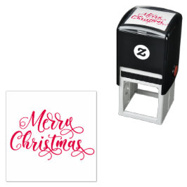 Merry KerstSelf Inking Rubber Stamp Zelfinktende Stempel