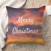 Merry Kerstset Sky Clouds Natuur Colorful Kussen (Deken)