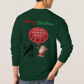 Merry Kerstshirt T-shirt (Achterkant)