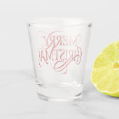 Merry Kerstshot Shot Glas (Achterkant)