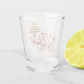 Merry Kerstshot Shot Glas (Achterkant)