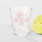 Merry Kerstshot Shot Glas (Achterkant)