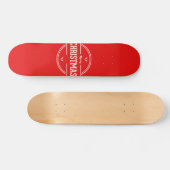 Merry Kerstskateboard Persoonlijk Skateboard (Horizontaal)