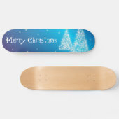Merry Kerstskateboard Skateboard (Horizontaal)