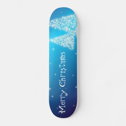 Merry Kerstskateboard Skateboard (Voorkant)