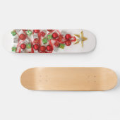 Merry Kerstskateboard Skateboard (Horizontaal)