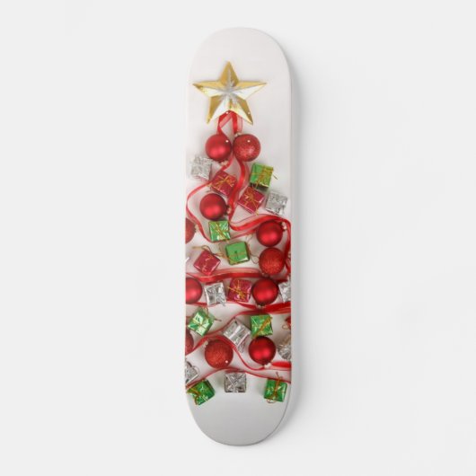 Merry Kerstskateboard Skateboard (Voorkant)