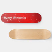 Merry Kerstskateboard Skateboard (Horizontaal)