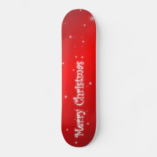 Merry Kerstskateboard Skateboard (Voorkant)