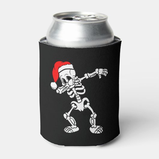 Merry Kerstskeleton Sweater Blikjeskoeler (Blikje Voorkant)