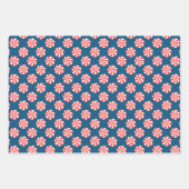 Merry kerstsnoe Cane Spiral Snoep Pattern Inpakpapier Vel (Voorkant 3)