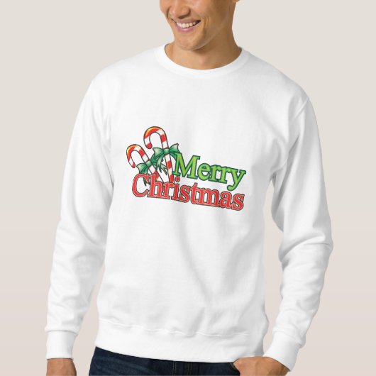Merry kerstsnoe Shirt Jacket Sweatshirt (Voorkant)