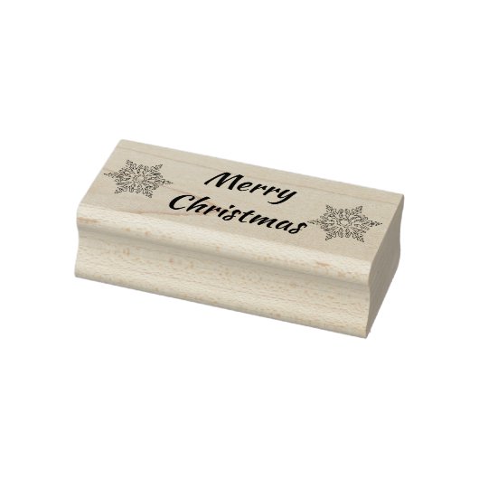 Merry Kerstsnowflake Rubber Stamp Rubberstempel (Stempel)