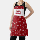 Merry Kerstsnowflake Schort (Insitu)